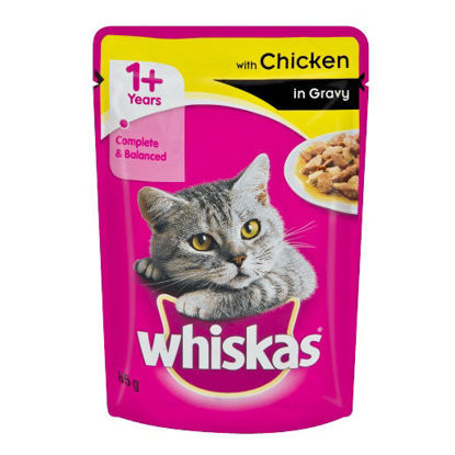 Picture of WHISKAS POUCH - CHICKEN & GRAVY  85G