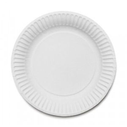 Picture of WHITE PAPER PLATES 50'S