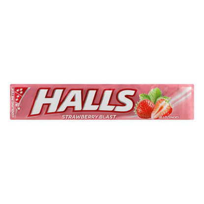 Picture of HALLS DROPS STRAWBERRY 10PC