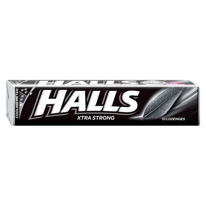 Picture of HALLS DROPS EXTRA STRONG 10PC
