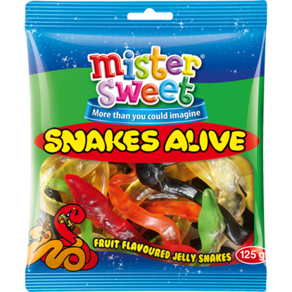 Picture of MISTER SWEET SNAKES 125G