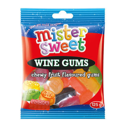 Picture of MISTER SWEET WINE GUMS 125G