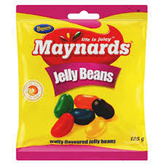 Picture of MAYNARDS FRUIT JELLY BEANS 125G