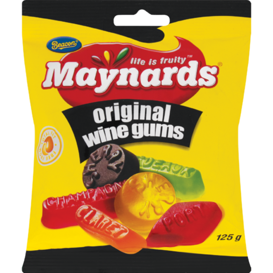 Picture of MAYNARDS ORIGINAL WINE GUMS 125G