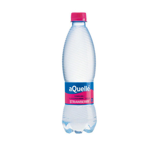 Picture of AQUELLE SPARKLING STRAWBERRY 500ML