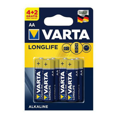 Picture of VARTA LONG LIFE AAA 6 PACK