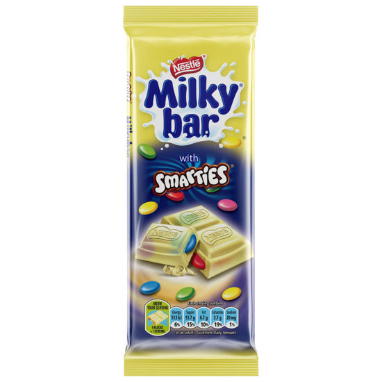 Picture of NESTLE SLAB MILKYBAR SMARTIES 80G