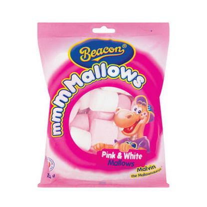 Picture of BEACON MALLOWS PINK WHITE 150G