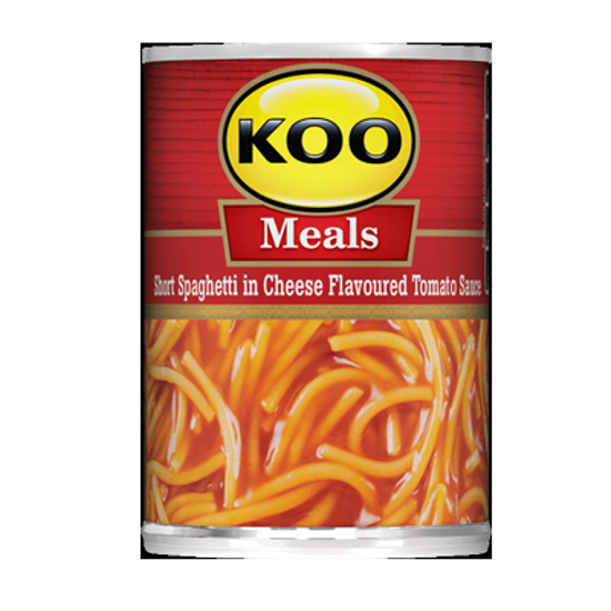 Picture of KOO MEAL SPAGHETTI IN CHEESE & TOMATO SAUCE 410G