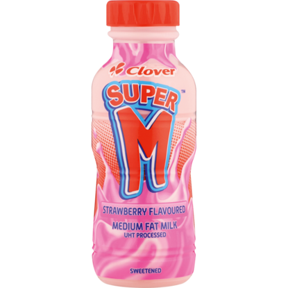 Picture of CLOVER SUPER M STRAWBERRY 300ML