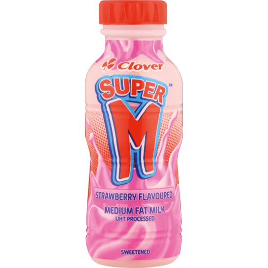 Picture of CLOVER SUPER M STRAWBERRY 300ML