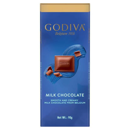 Picture of GODIVA MILK CHOCOLATE SLAB 90G