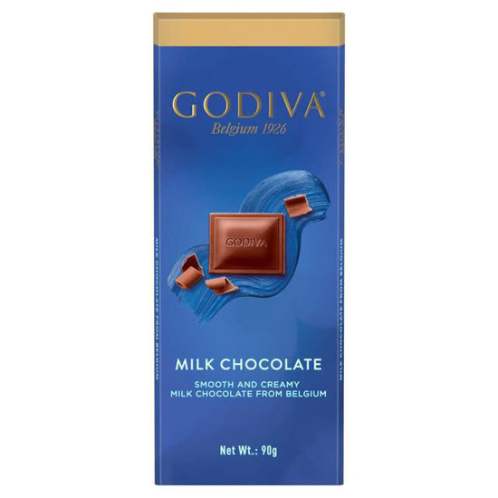 Picture of GODIVA MILK CHOCOLATE SLAB 90G