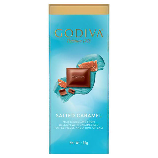 Picture of GODIVA SALTED CARAMEL SLAB 90G